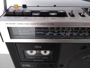 SONYラジカセretroスタジオCF-1990＊中古動作品＊70年代レトロ,整備品,動作良好