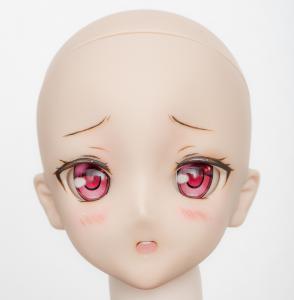 ◇ DDH-09 ◇ カスタムヘッド フレッシュ肌 ◇ 「困り顔ちゃん」ボークス ドルフィードリーム MDD DD DDS 難有り