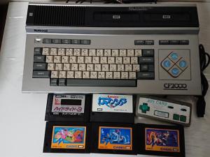 MSX 本体 National CF2000+ソフト5本＋コントローラーセット ...