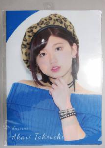 アンジュルム【竹内朱莉】 ソロA4クリアファイル+2L写真（2017 WINTER） ★未開封品★