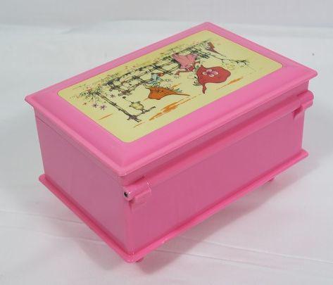 3☆昭和レトロ【オルゴール付ジュエリーBOX「バレリーナ」LADY-MATE