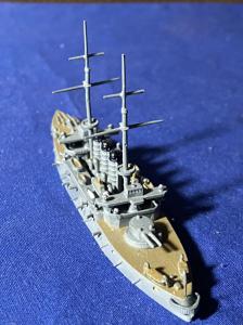 1/1250 小西製作所 金属製模型 戦艦 敷島 完成品 軍艦 巡洋艦 駆逐艦 空母 旧軍 日本軍 日本海軍 文鎮 置物 メタルシップ