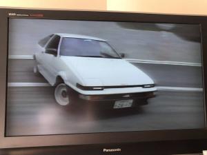 ☆ザ・峠PART2 ドリキン土屋圭市 ドリフト AE86 当時物