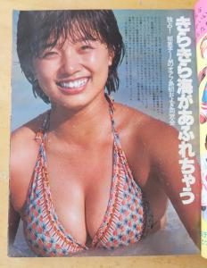 1979年3月 明星 榊原郁恵 能勢慶子 荒木由美子 水着 西城秀樹 山口百恵 大場久美子 竹内まりや 石野真子