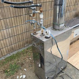 夢太郎 朝日ソーラー 石油小型給湯機 ボイラー タンクセット 現状品 神奈川県海老名市