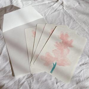 大きなお花のカードと封筒_10