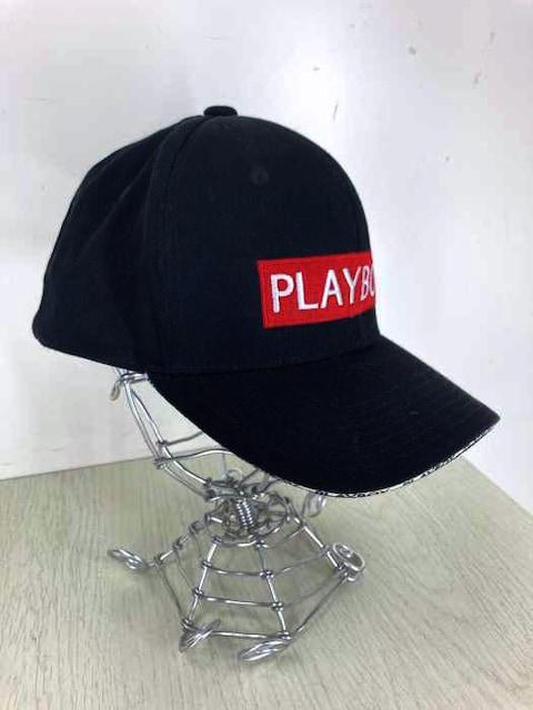 PLAY BOY(プレイボーイ)ボックスロゴ刺繍キャップキャップ帽子_2