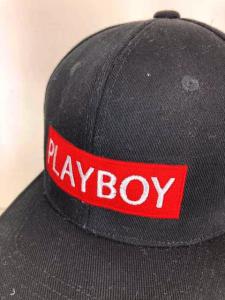 PLAY BOY(プレイボーイ)ボックスロゴ刺繍キャップキャップ帽子_5