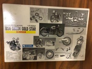 グンゼ はずかしい 1/12 BSA DBD34 GOLDSTAR ハイテックモデル