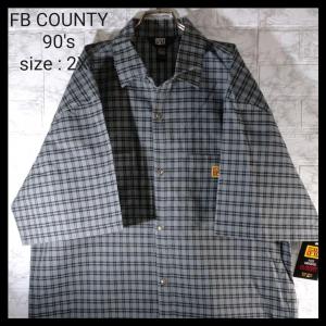 FBCOUNTY OG チェックシャツ 茶 & 2pac T-shirt L ③ 正規品 7791円