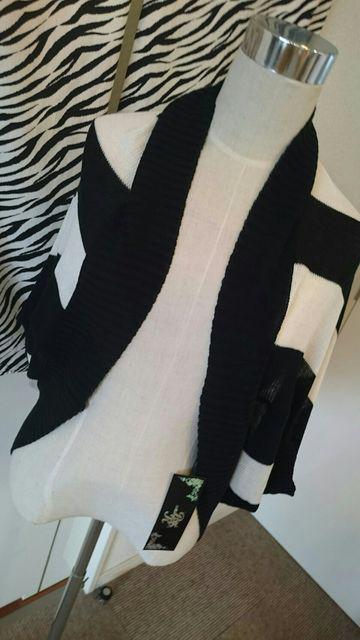 New＊着回し◎ボーダーカーデボレロ♪Ｍ