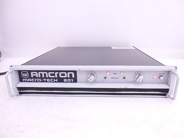 CROWN/AMCRON SR/PA用パワーアンプ macro-tech 601 クラウン 