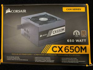 Corsair CX650M 80PLUS BRONZE認定 PC電源ユニット（未使用品）