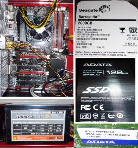 パソコン 自作 PC WiNDy 星野金属 ALEXER VX2200 SANCTUARY Black KnightⅢ/E -2 Black&Red  i5-4570S 8G SSD120G+2T Win10