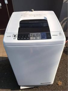 完動美品☆日立 HITACHI 全自動洗濯機 白い約束 NW-70A 7kg 2016年製 簡易乾燥 シャワー浸透洗浄 ホワイト 【直引き取り歓迎】