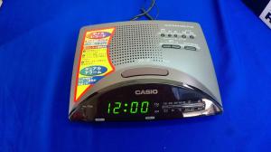 CASIO/カシオ/AM・FM クロックラジオ/ボイスレコード付き/RT-150 美品