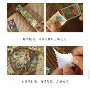 【資材】切手型素材紙シール　フルーツ_4