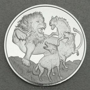 2022 NIUE 1オンス銀貨 lionVSdog 発行数1万枚！ - 貨幣