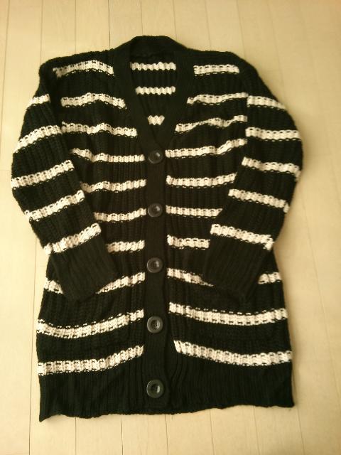 ☆ボーダー☆ニットカーデ☆