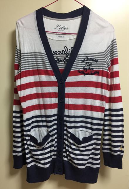 ボーダー  カーディガン