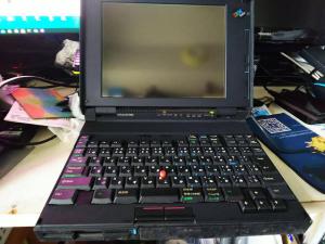 ＩＢＭ ビンテージ ThinkPad PS/55 note 「C52 486SLC」 １９９２年発売 カラーノート 超希少