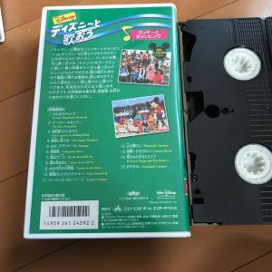 ディズニーと歌おう ミッキーとキャンピング vhsビデオ